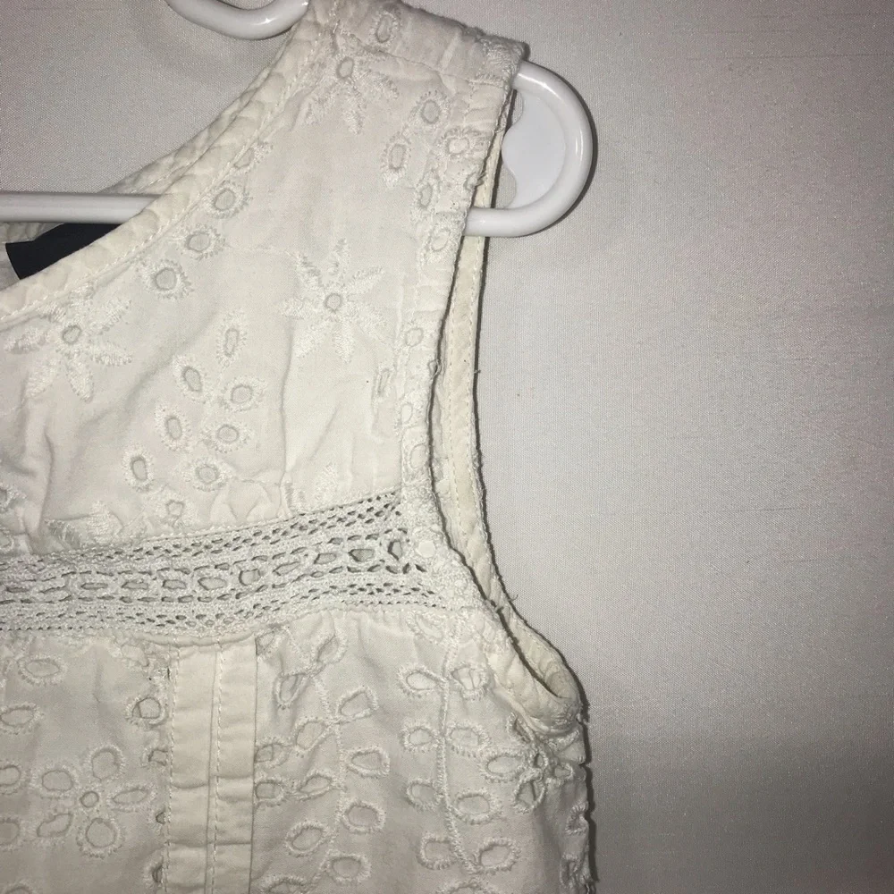 Gap White Eyelet Lace Dress